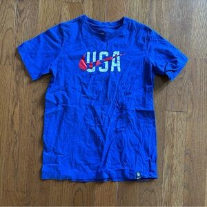 Nike Blue USA Swoosh Kids T-Shirt USA Soccer